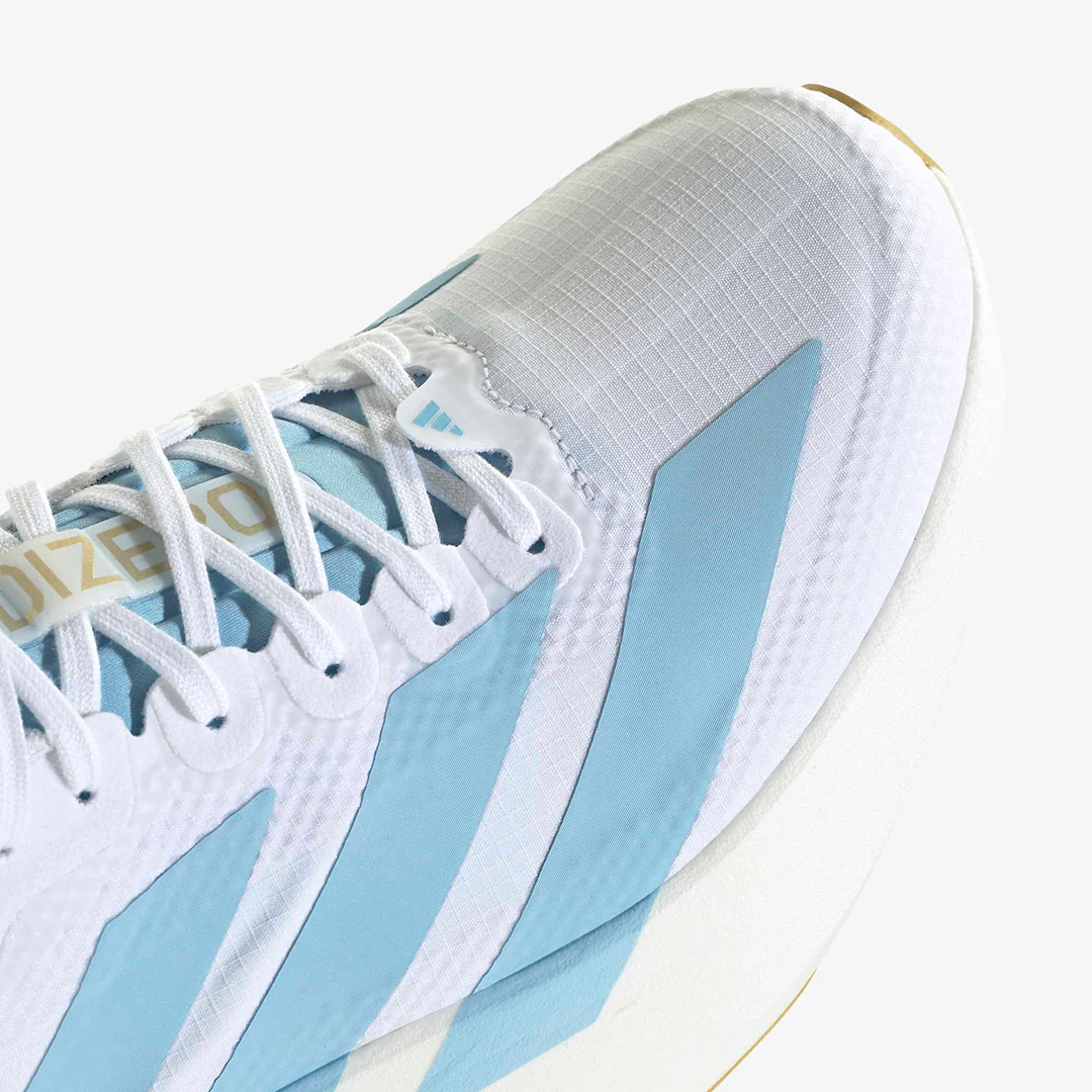 Adidas Women's Evo SL Woven "White/Clear Blue" - Image 7