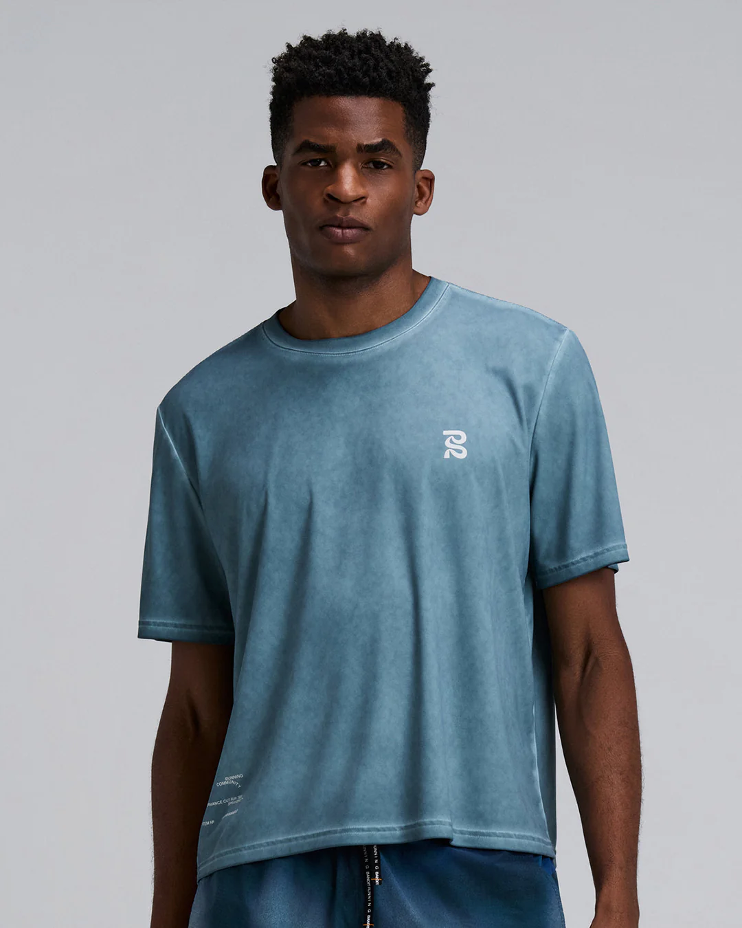 Bandit Men's FrioSoftâ„¢ Performance Box Tee "Tranquil Blue SaltFadeâ„¢" - Image 2