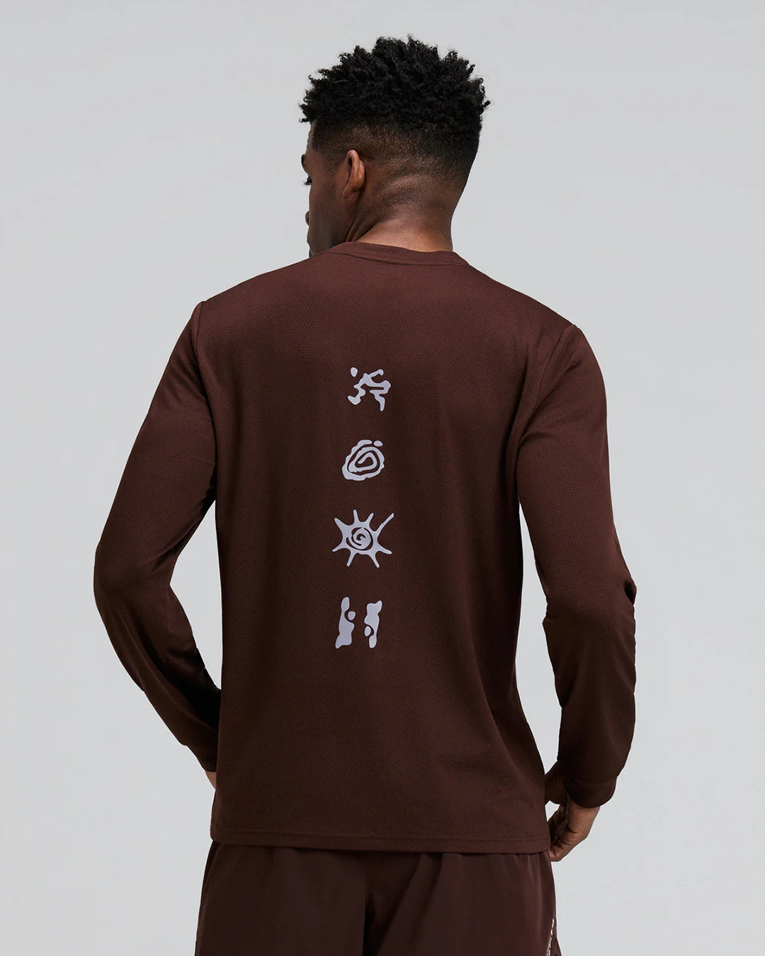 Bandit Men's Micromeshâ„¢ Long Sleeve Tee "Cacao" - Image 3