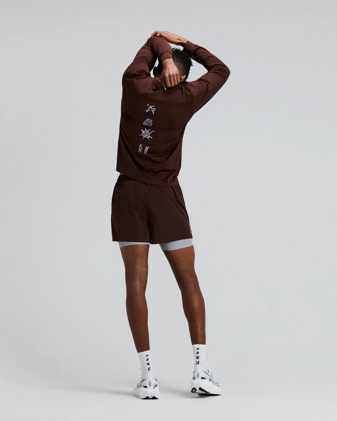Bandit Men's Micromeshâ„¢ Long Sleeve Tee "Cacao" - Image 7