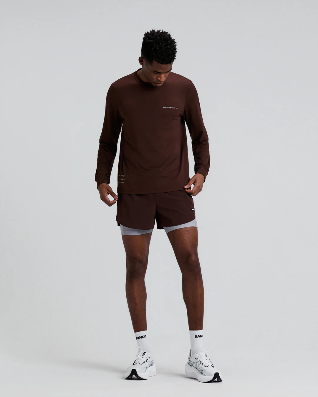 Bandit Men's Micromeshâ„¢ Long Sleeve Tee "Cacao" - Image 8