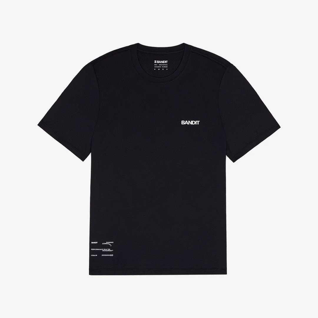 Bandit Men's Micromesh™ Run Tee "Black"