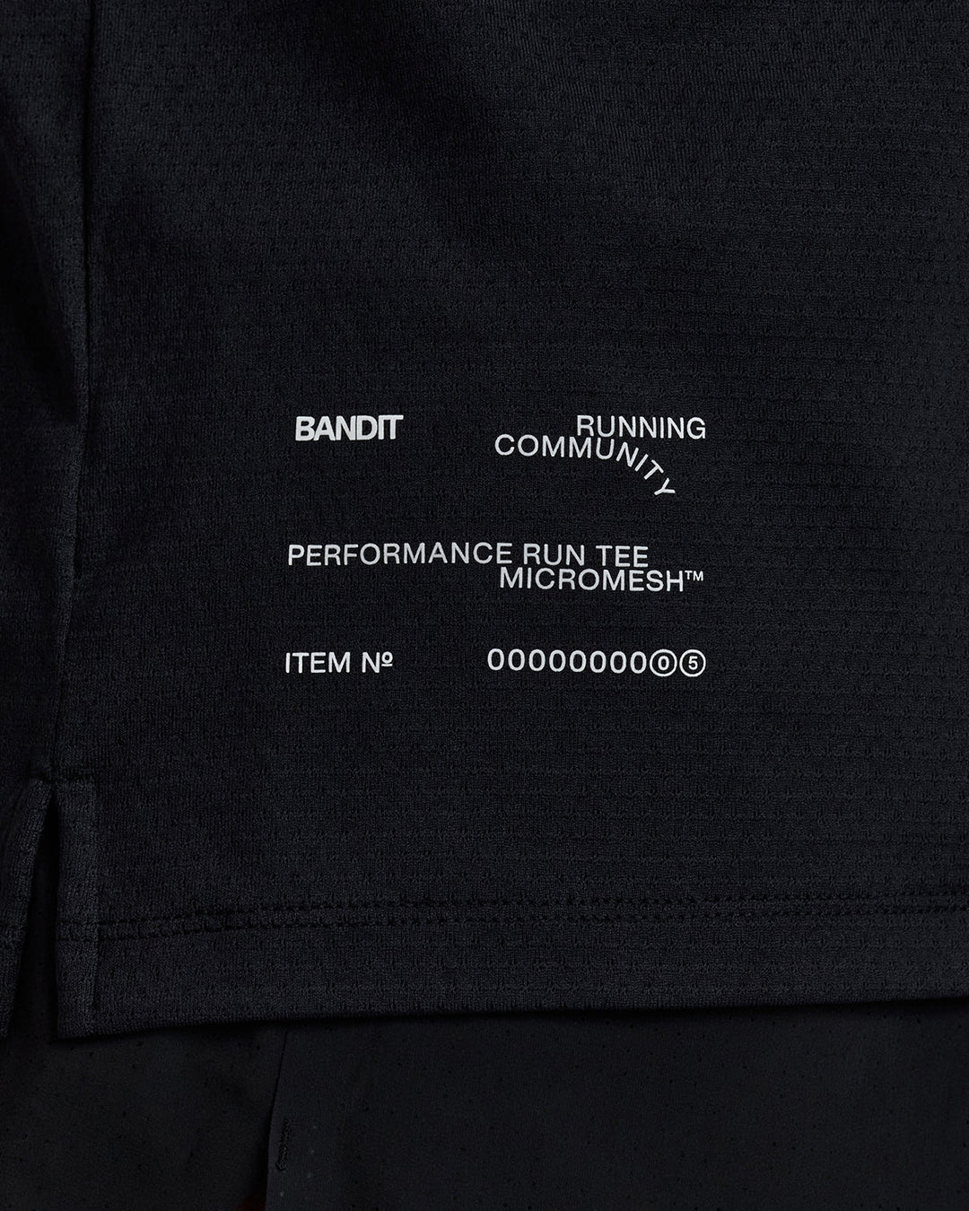 Bandit Men's Micromesh™ Run Tee "Black" - Image 6