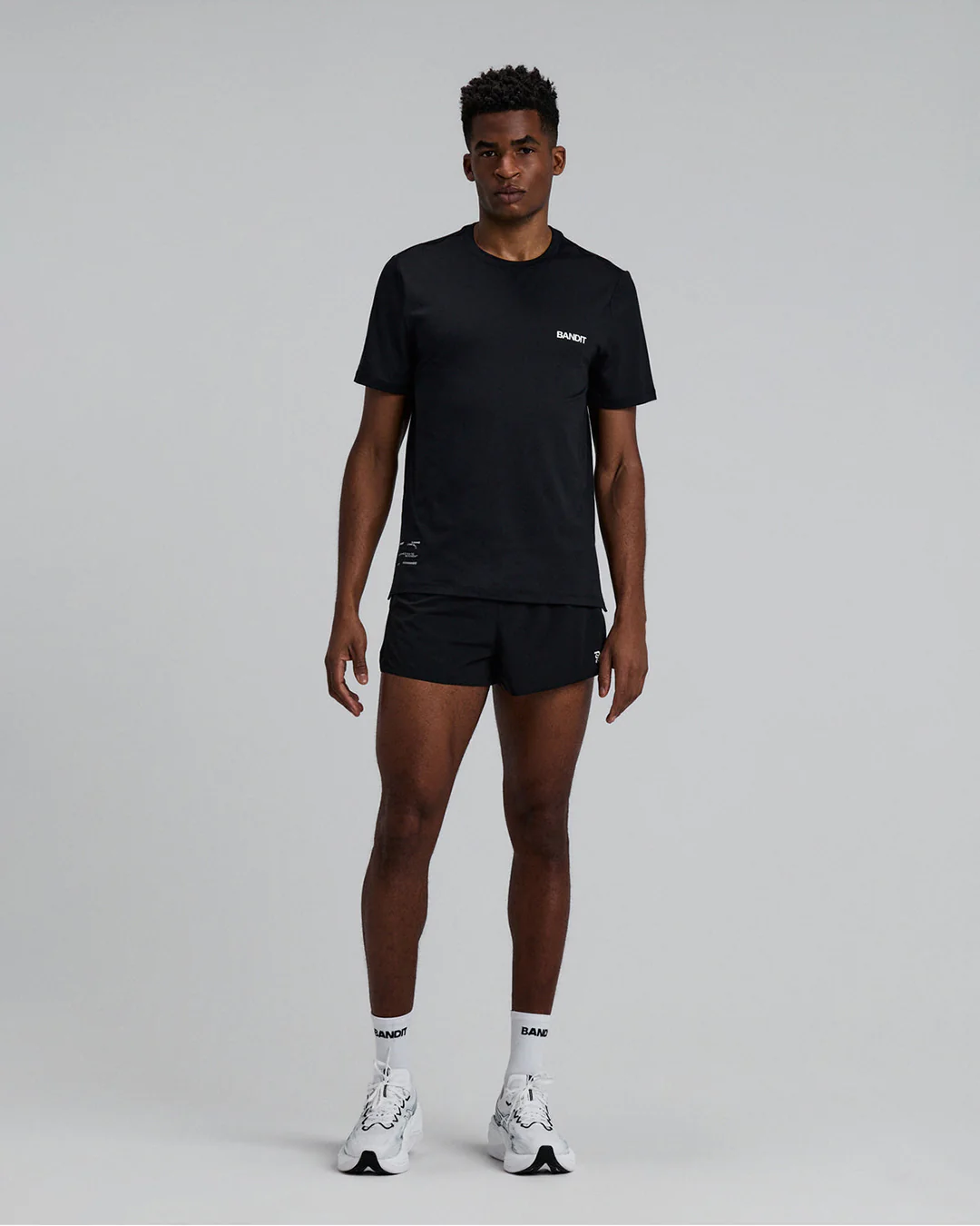 Bandit Men's Micromesh™ Run Tee "Black" - Image 7