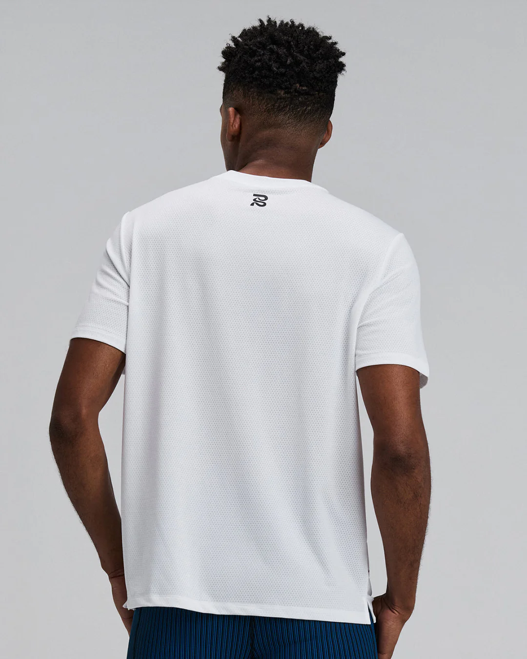 Bandit Men's Micromeshâ„¢ Run Tee "White" - Image 4