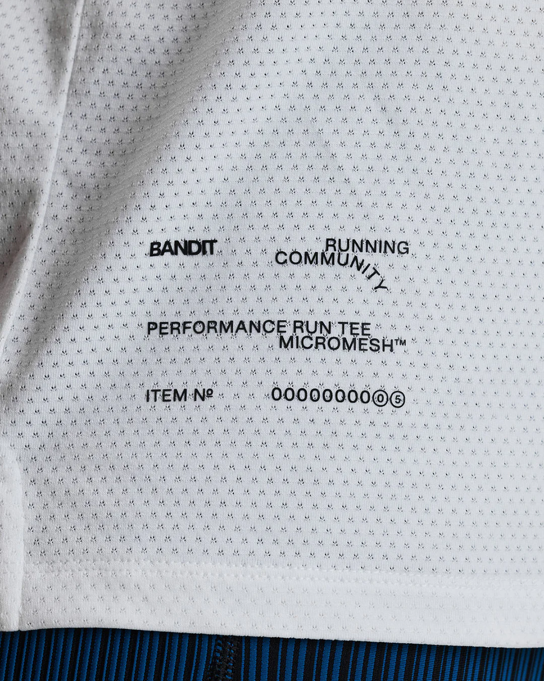 Bandit Men's Micromeshâ„¢ Run Tee "White" - Image 5