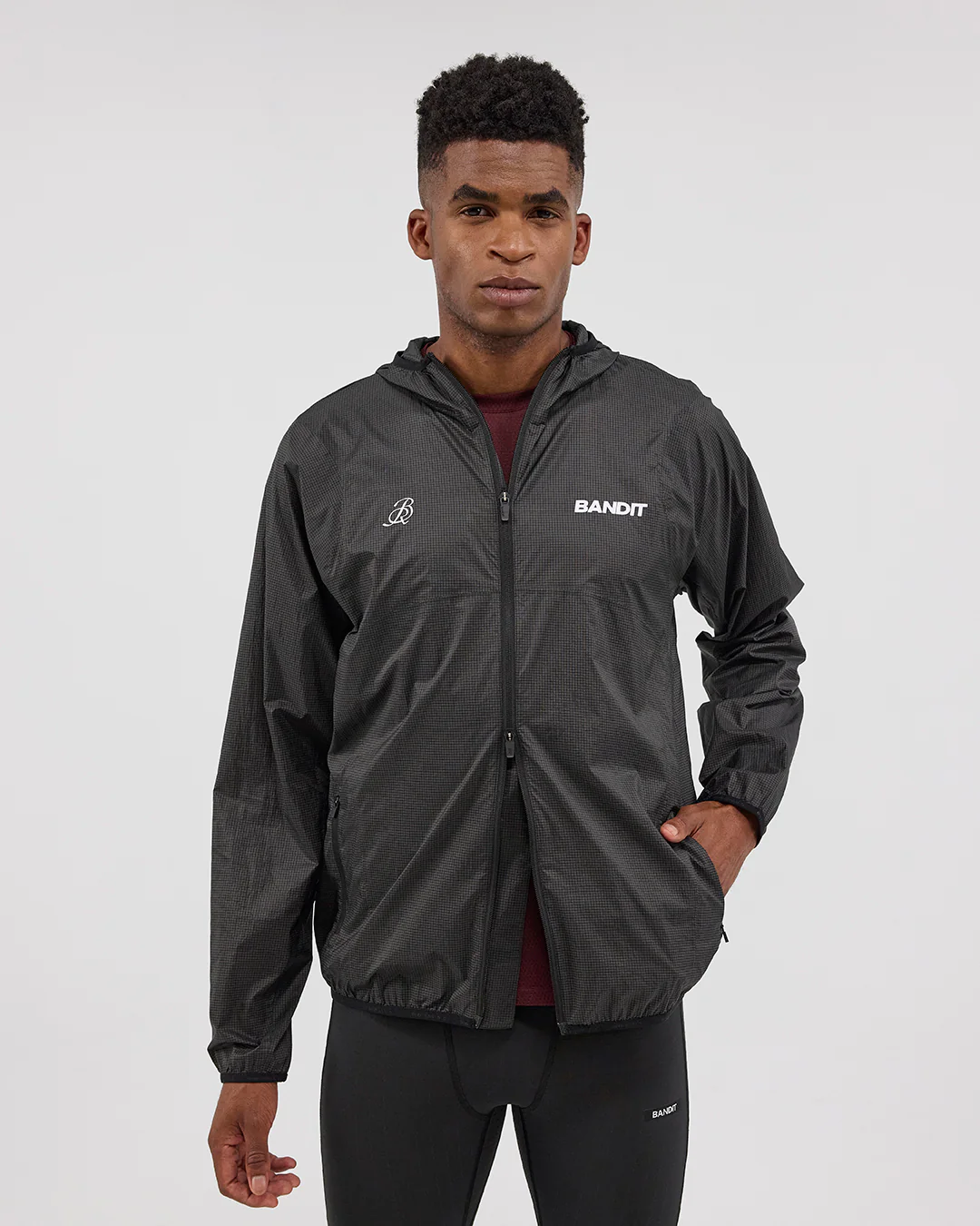 Bandit Men's RoccaRipâ„¢ Windbreaker Jacket "Black" - Image 7