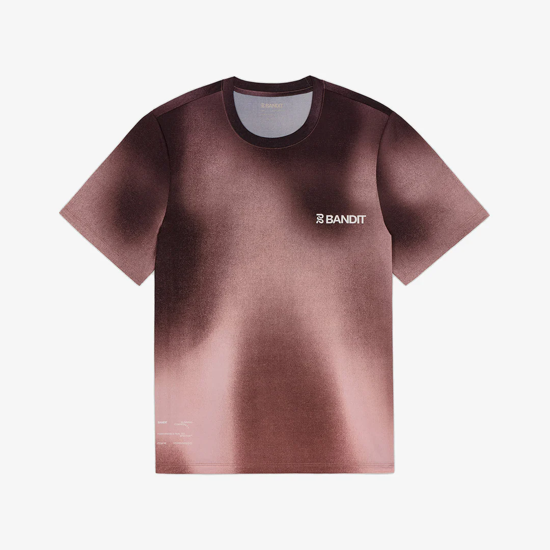 Bandit Men's Specterâ„¢ Performance Tee "Flow State Mahogany Multi"