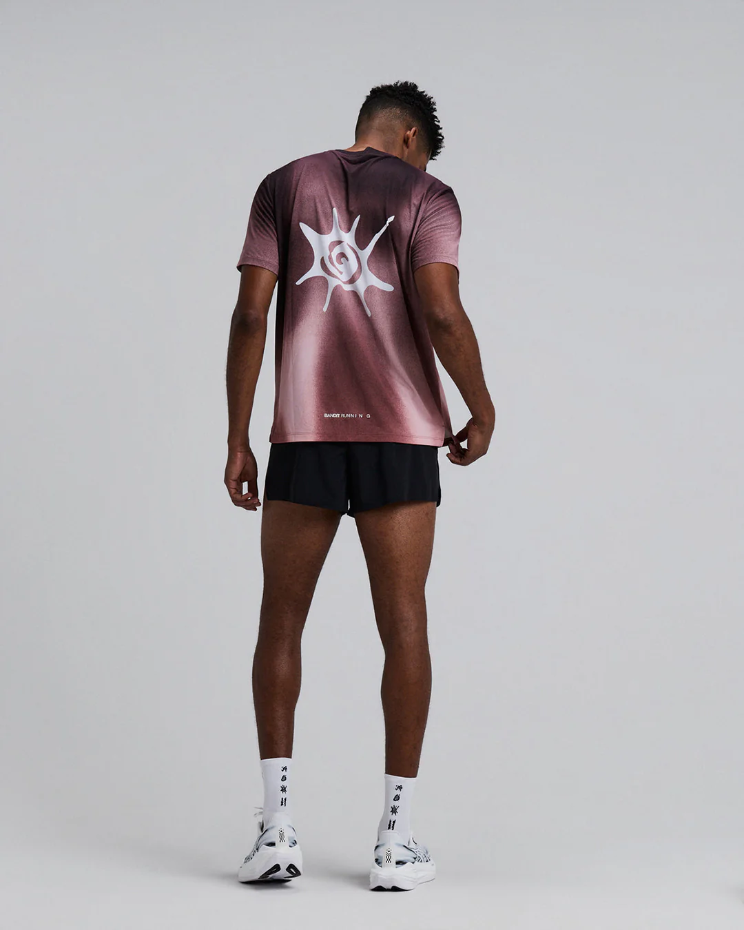 Bandit Men's Specterâ„¢ Performance Tee "Flow State Mahogany Multi" - Image 8