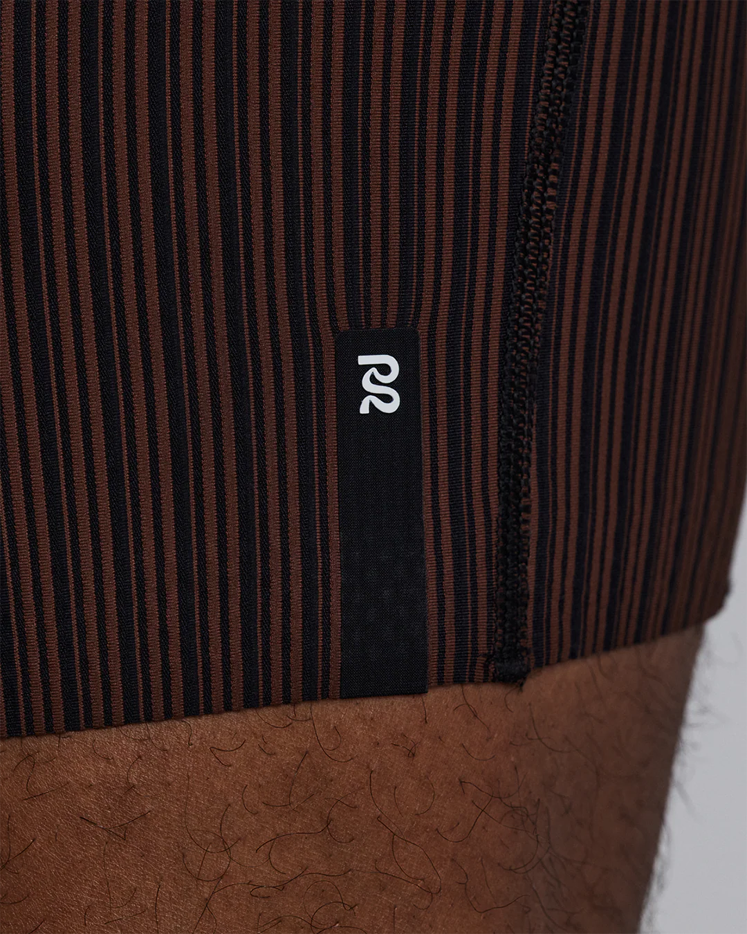 Bandit Men's Striped Cadence⢠7 Pocket Lined Half Tights "Cacao/Black" - Image 6