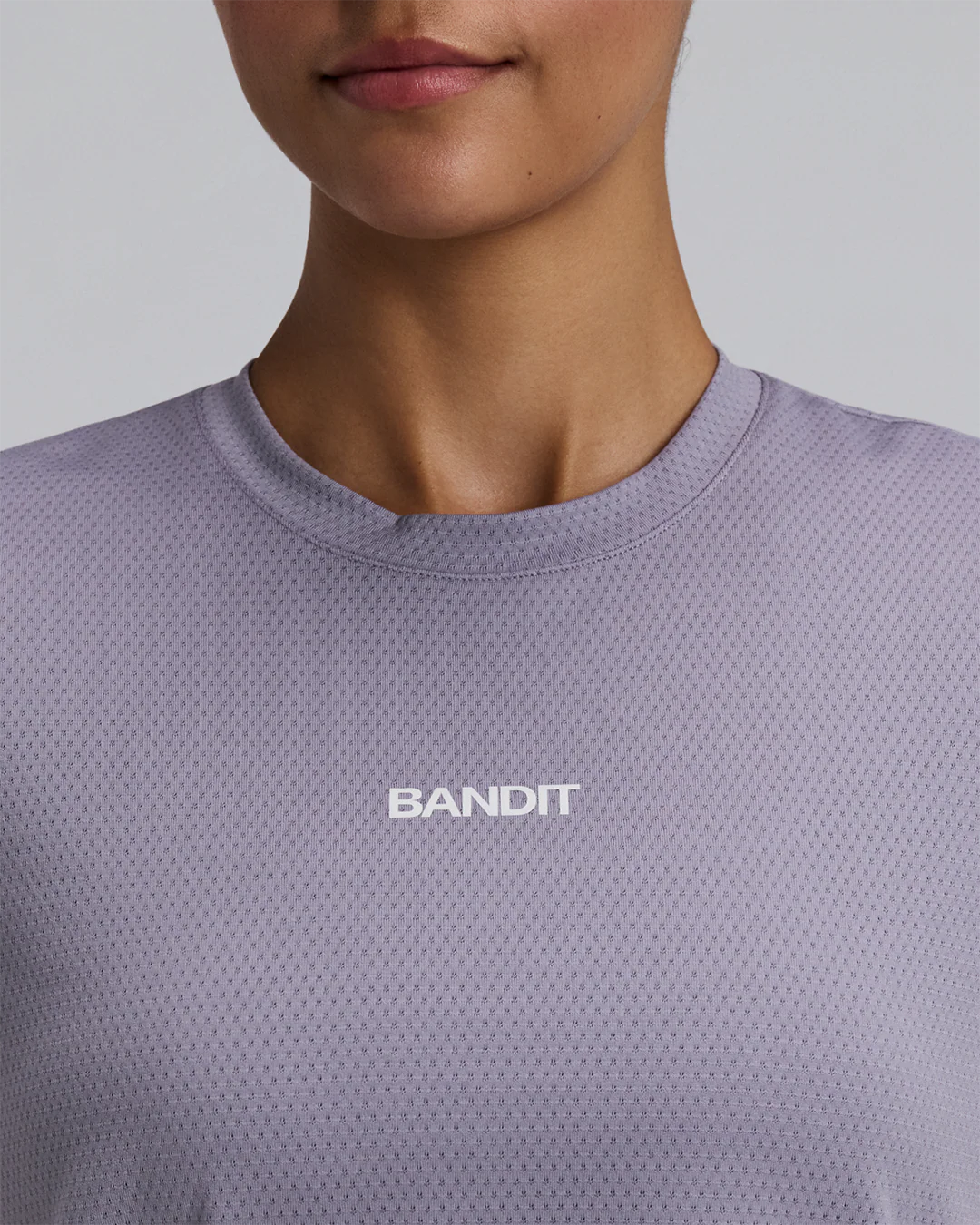 Bandit Women's Micromesh™ Run Tee "Violet Fog" - Image 4