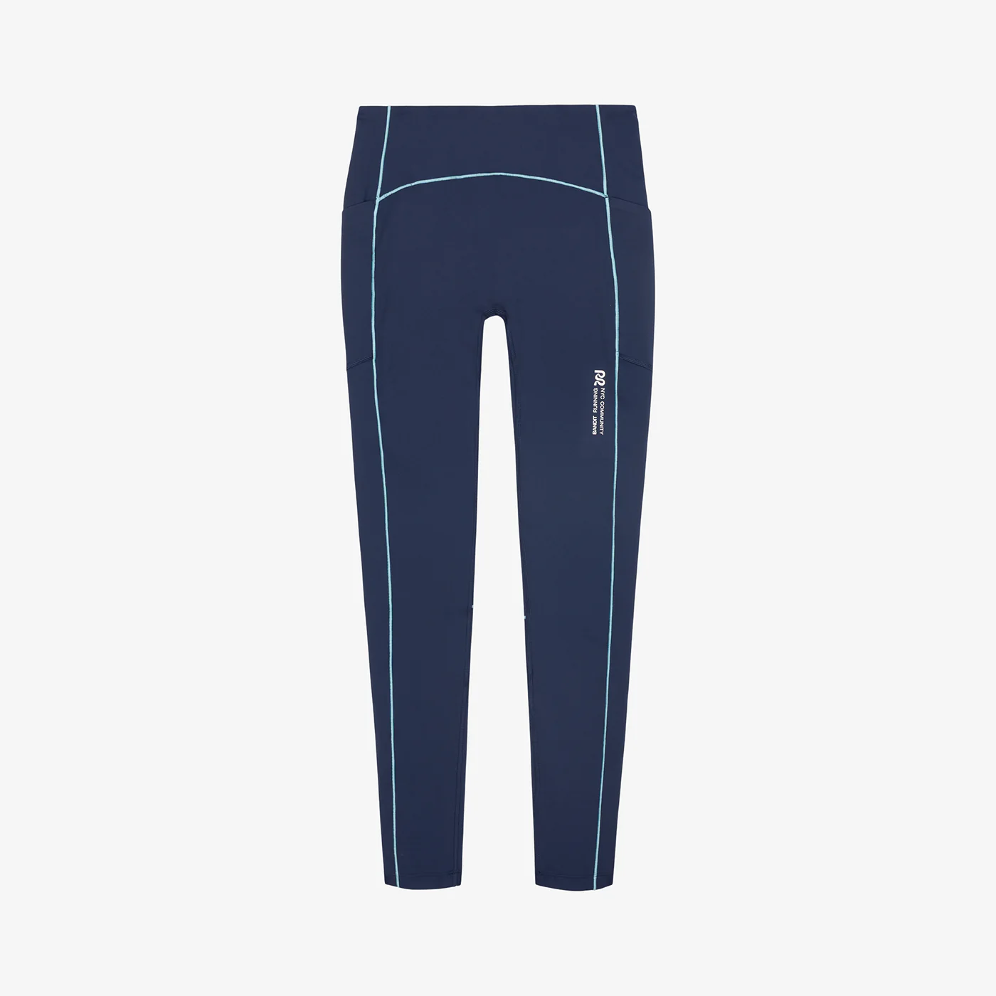 Bandit Women's Stamina™ Pop Stitch™ High Waist Leggings "NY Navy/Vintage Blue"