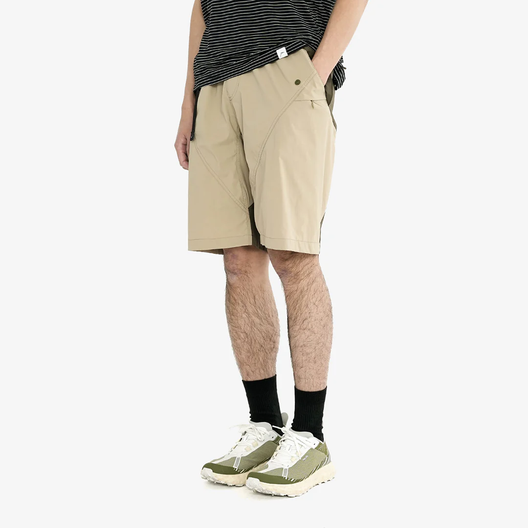 Cayl Men's Bloc Shorts "Beige" - Image 3