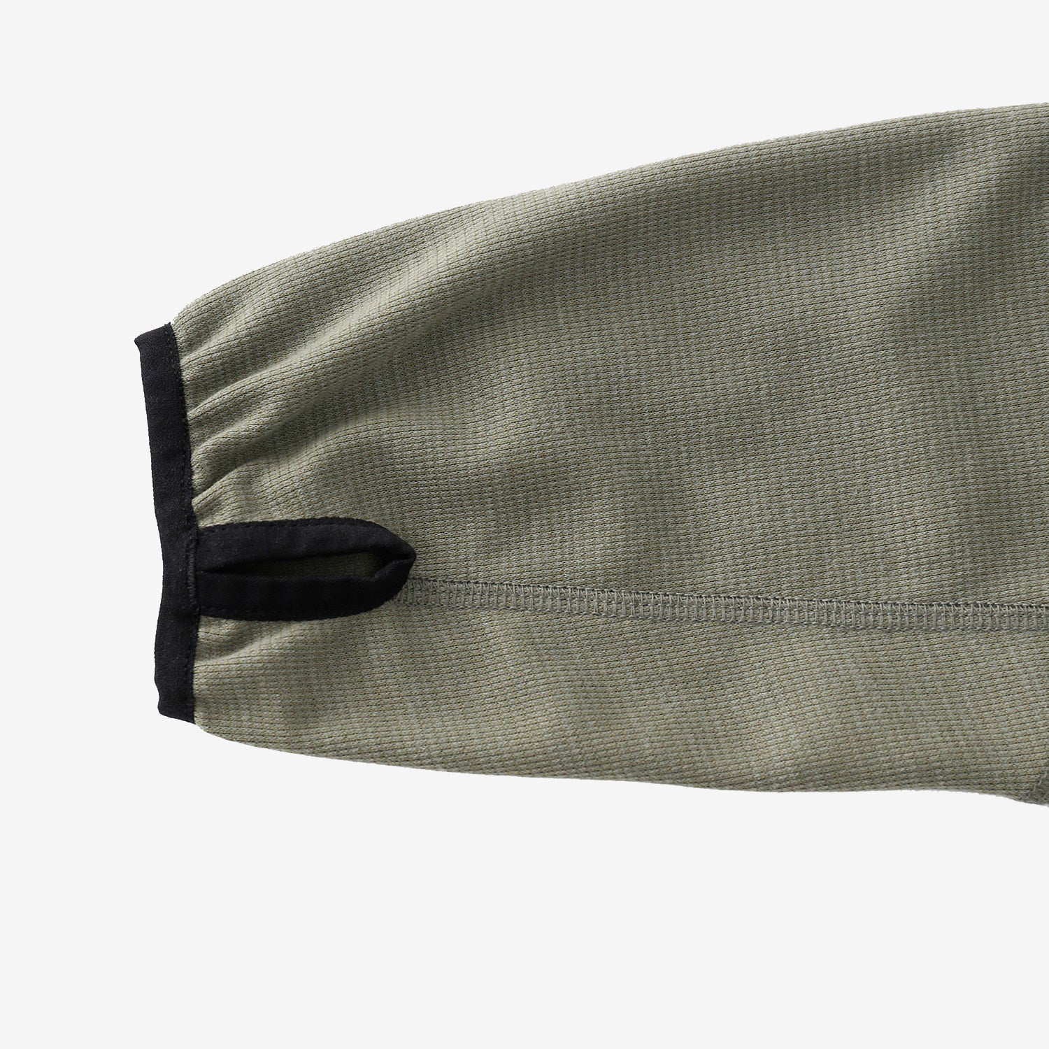 Cayl Men's Live Wool Zip Up Coolmax Hooded Sweatshirt "Khaki" - Image 7