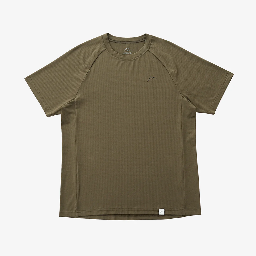 Cayl Men's Logo Air Shortsleeve T-Shirt "Olive"