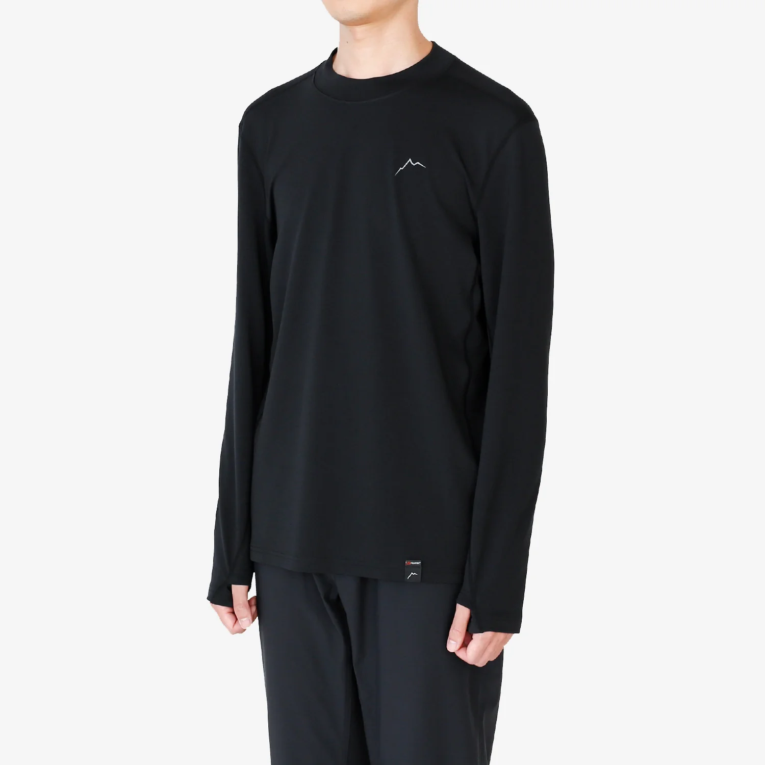 Cayl Men's PolartecĀ® Delta PQ Long Sleeve Tee "Black" - Image 10