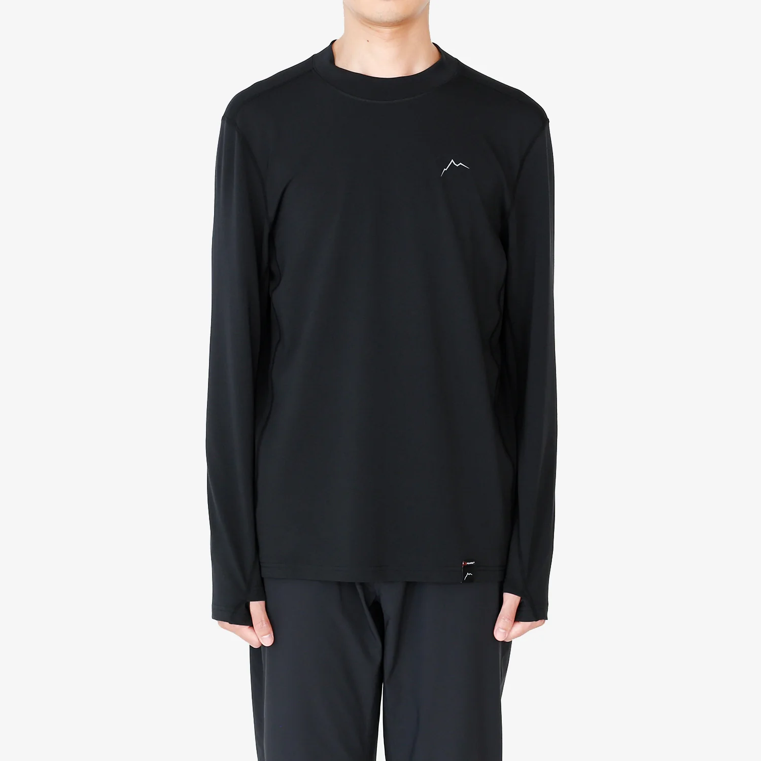 Cayl Men's PolartecĀ® Delta PQ Long Sleeve Tee "Black" - Image 8