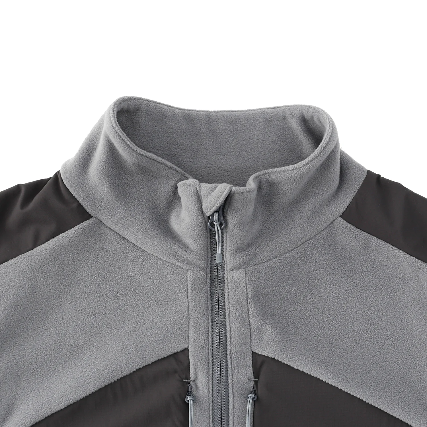 Cayl Men's PolartecĀ® Micro Fleece Jacket "Light Grey" - Image 3
