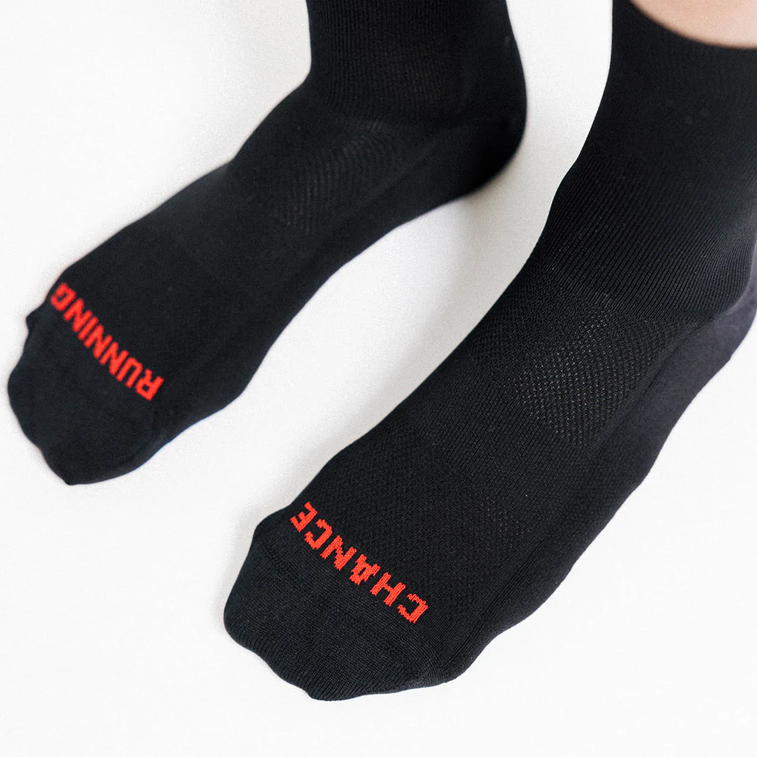 Chance Padded Trail Sock "Black/Orange Arrow" - Image 3