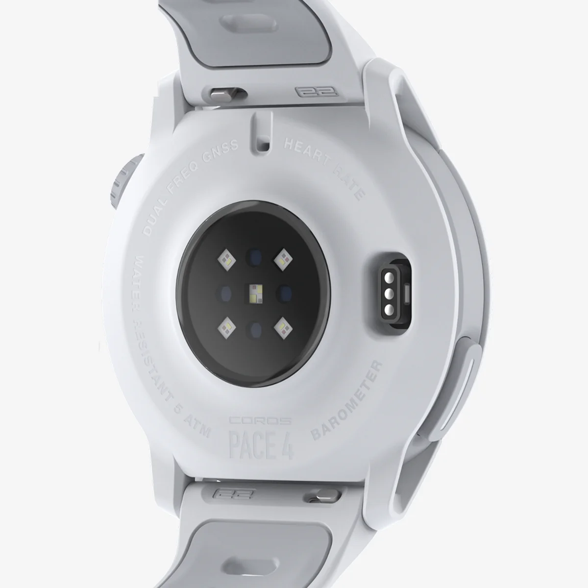 Coros Pace 4 GPS Sport Watch "Silicone White" - Image 3