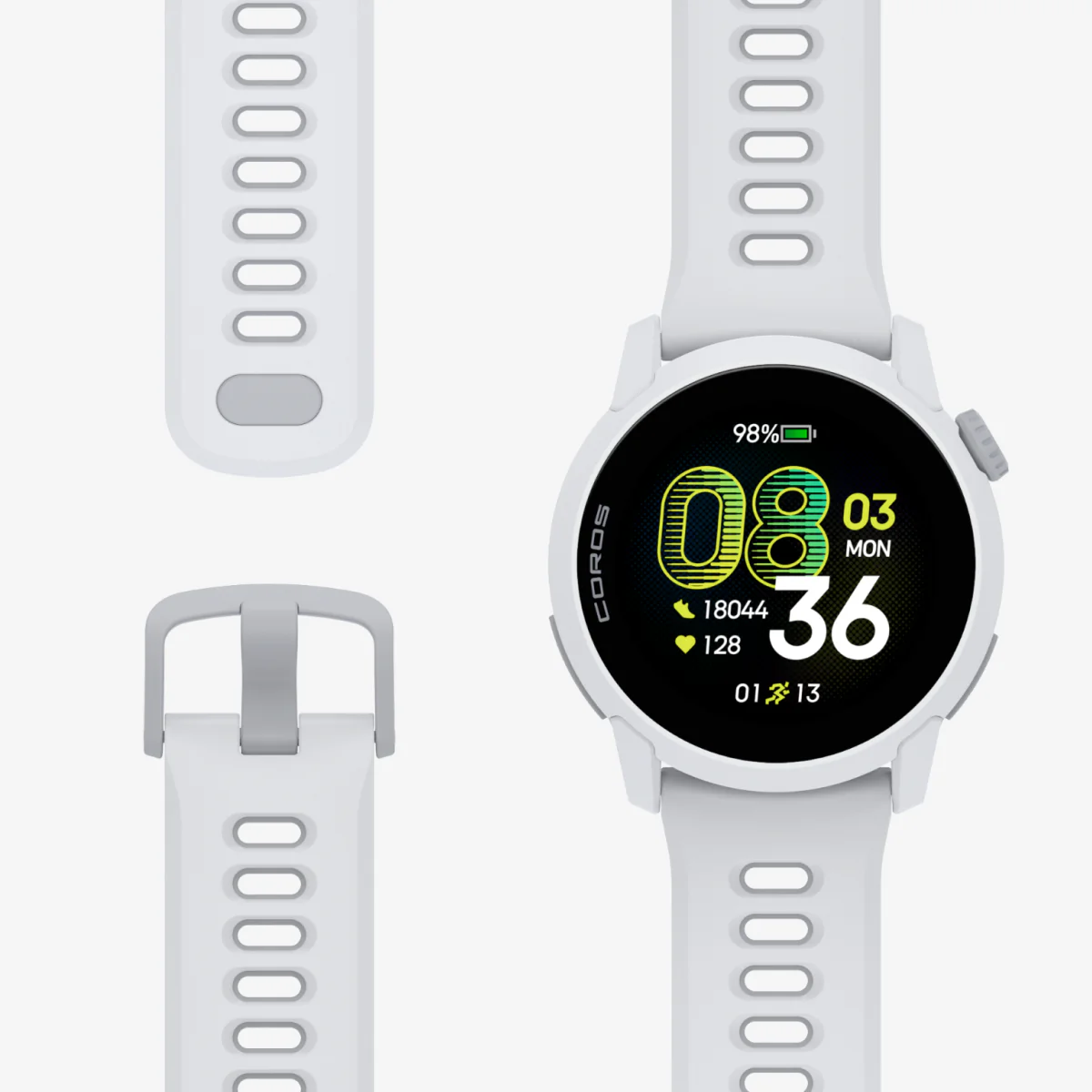 Coros Pace 4 GPS Sport Watch "Silicone White" - Image 6