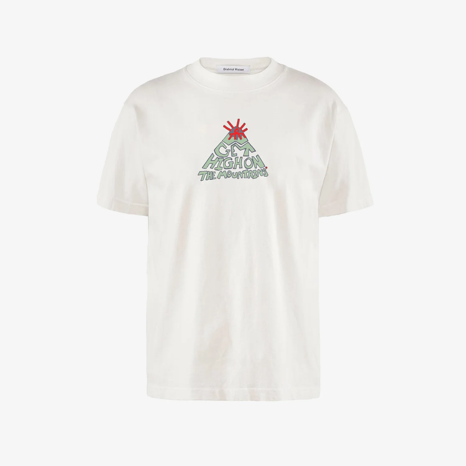 District Vision California Cotton Tee "Mountains"