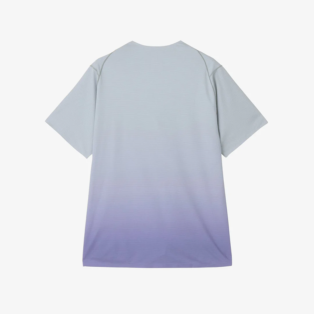 Goldwin Men's Warf Dry T-shirt "Sleet Gray" - Image 2