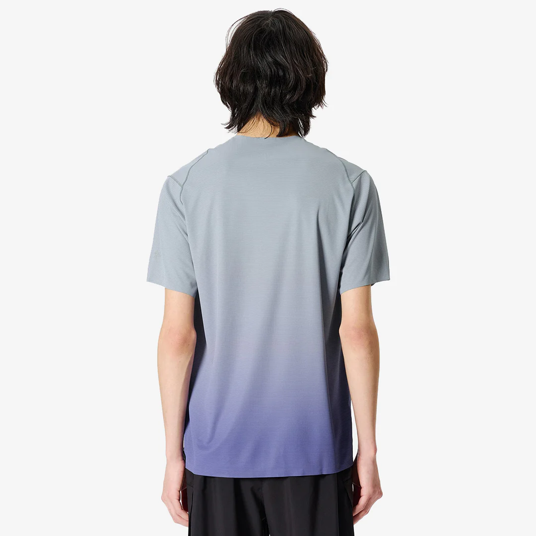 Goldwin Men's Warf Dry T-shirt "Sleet Gray" - Image 4