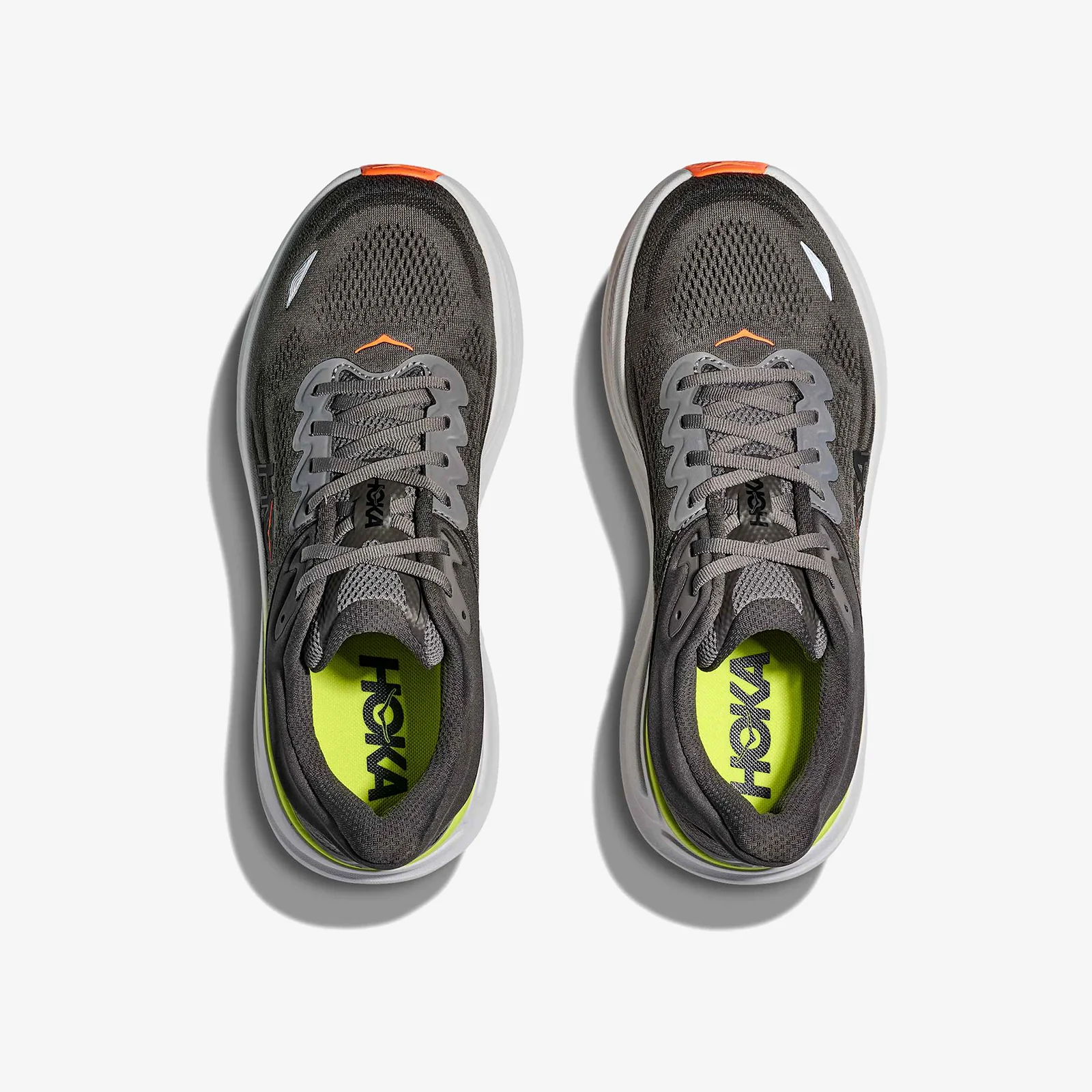 Hoka Men's Bondi 9 "Asphalt Grey/Gravel" - Image 3