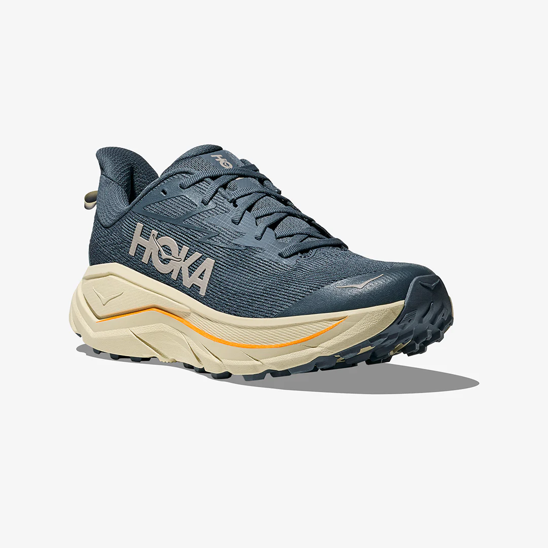 Hoka Men's Challenger 8 "Faded Navy/Pampass Grass" - Image 4
