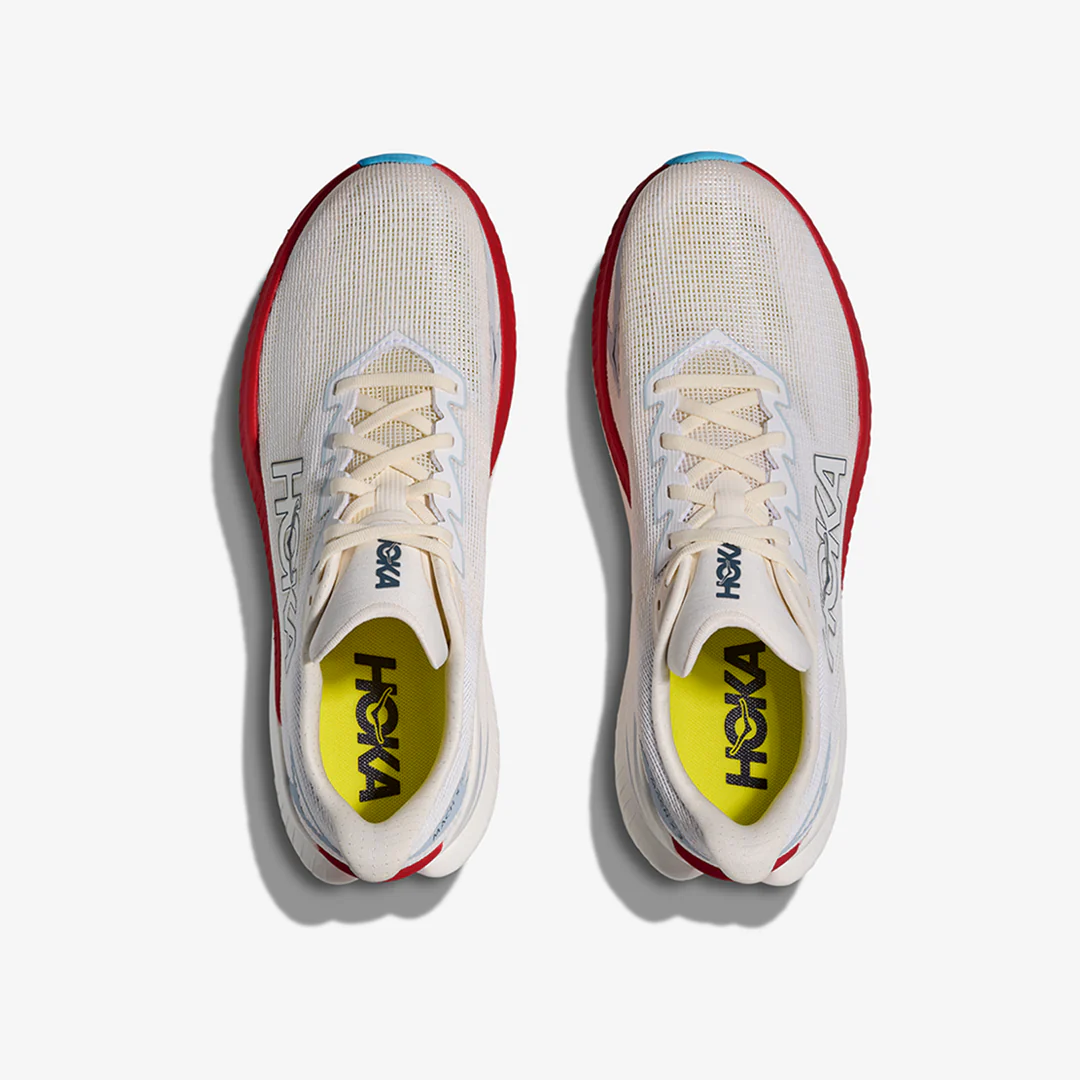 Hoka Men's Mach X 3 "White/Alabaster" - Image 3