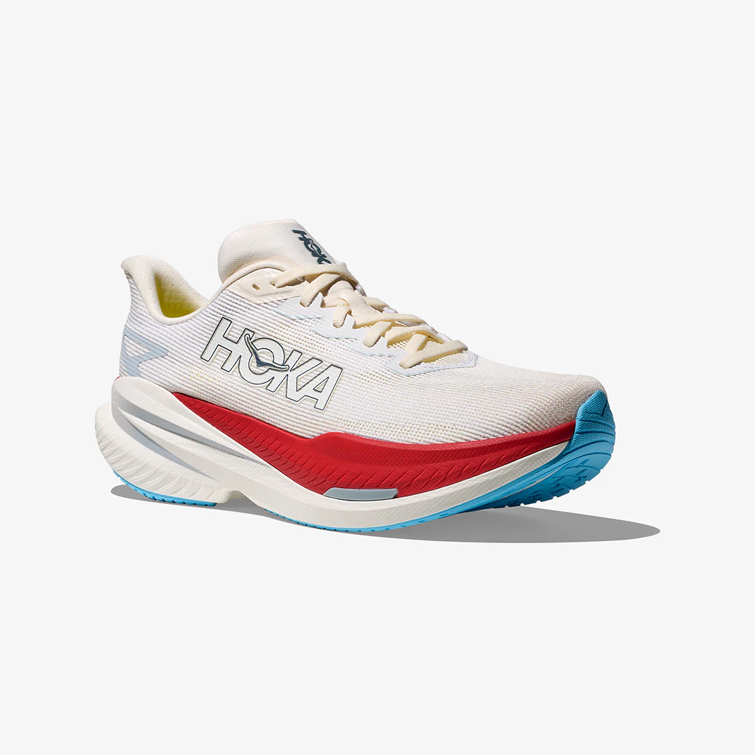 Hoka Men's Mach X 3 "White/Alabaster" - Image 4
