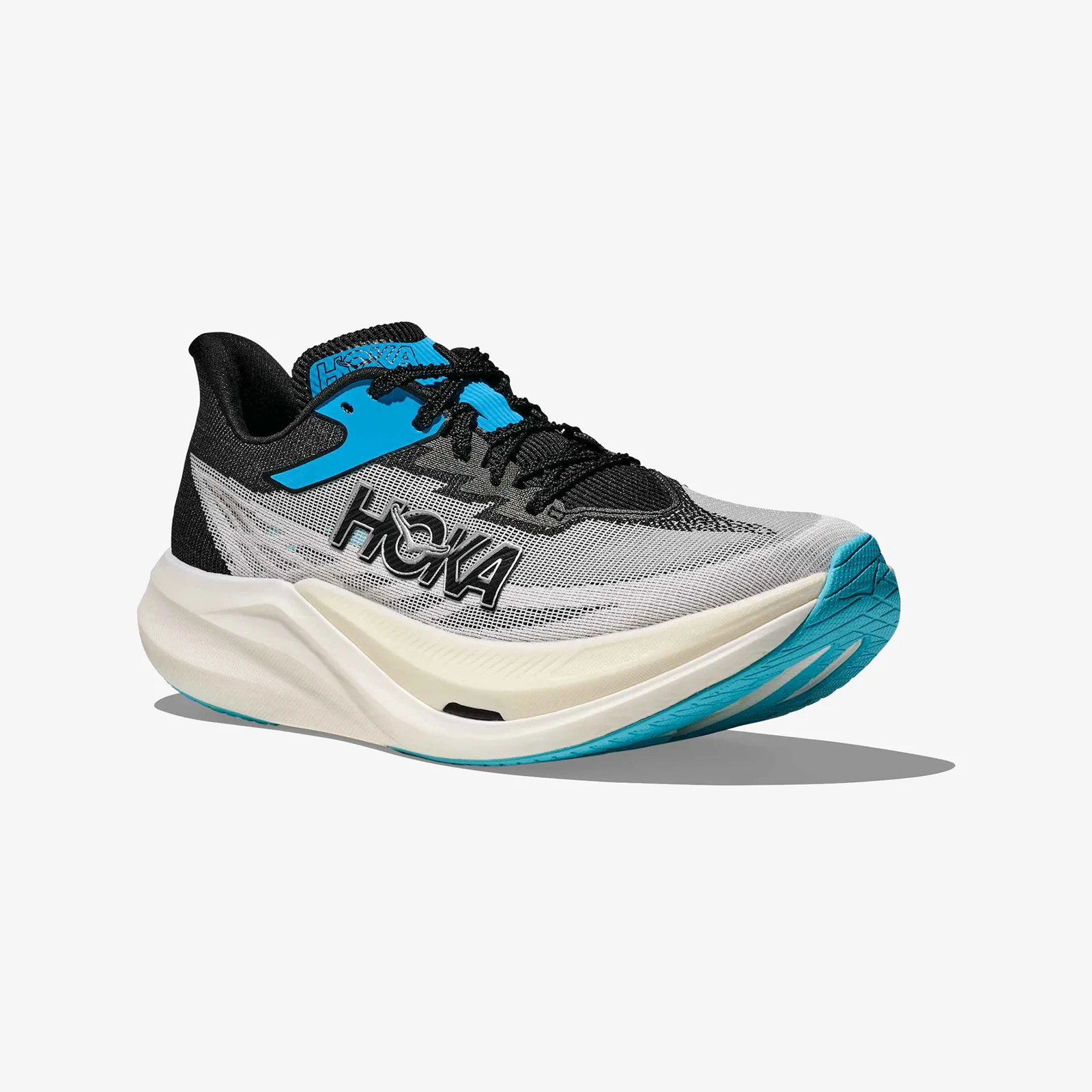 Hoka Unisex Rocket X 3 "White/Black" - Image 4