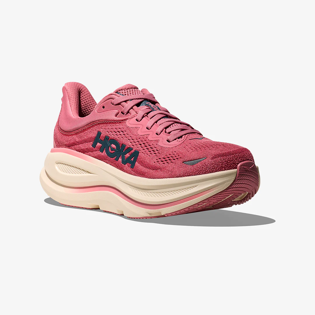 Hoka Women's Bondi 9 "Lingonberry/Cranberry" - Image 4