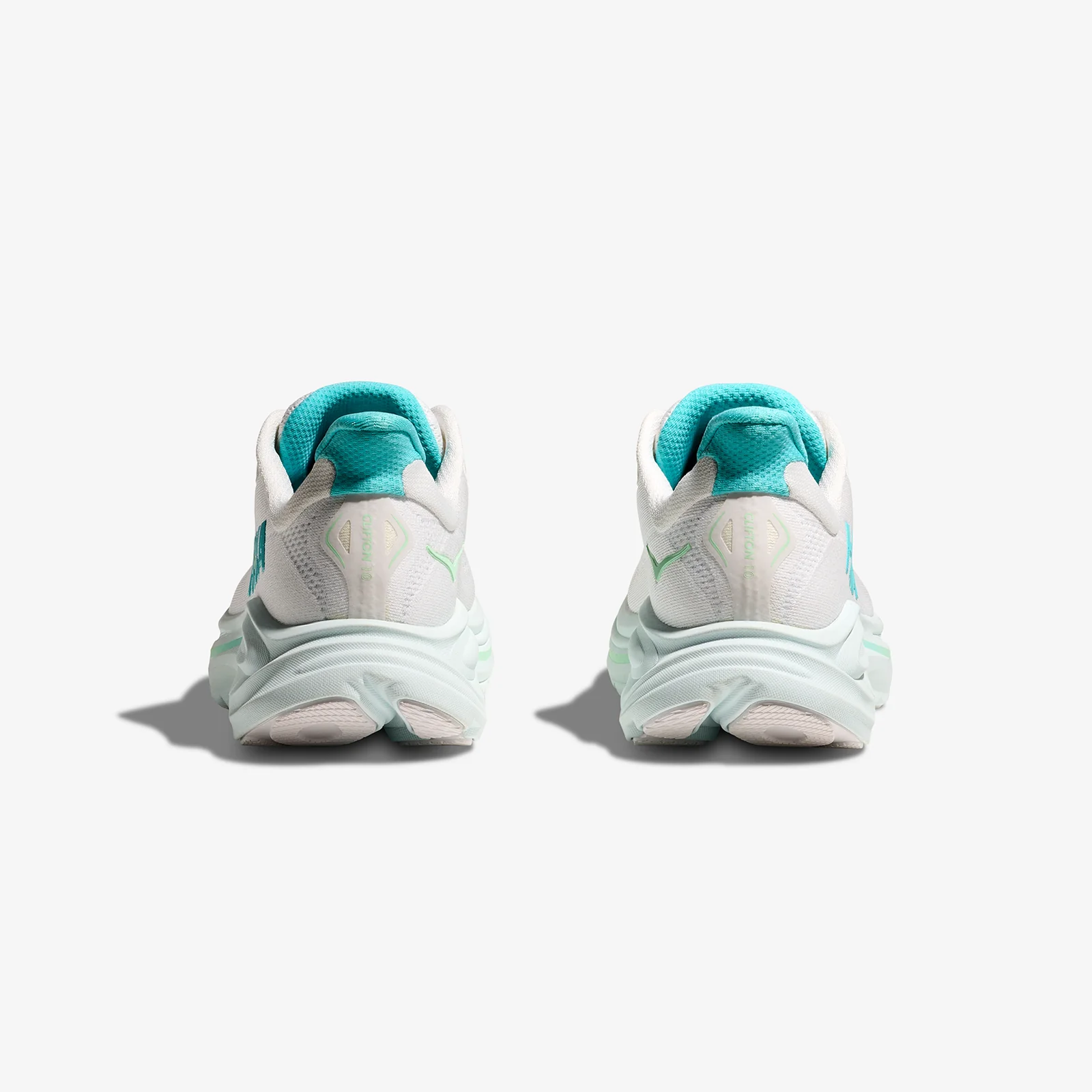 Hoka Women's Clifton 10 "White/Cielo Blue" - Image 3