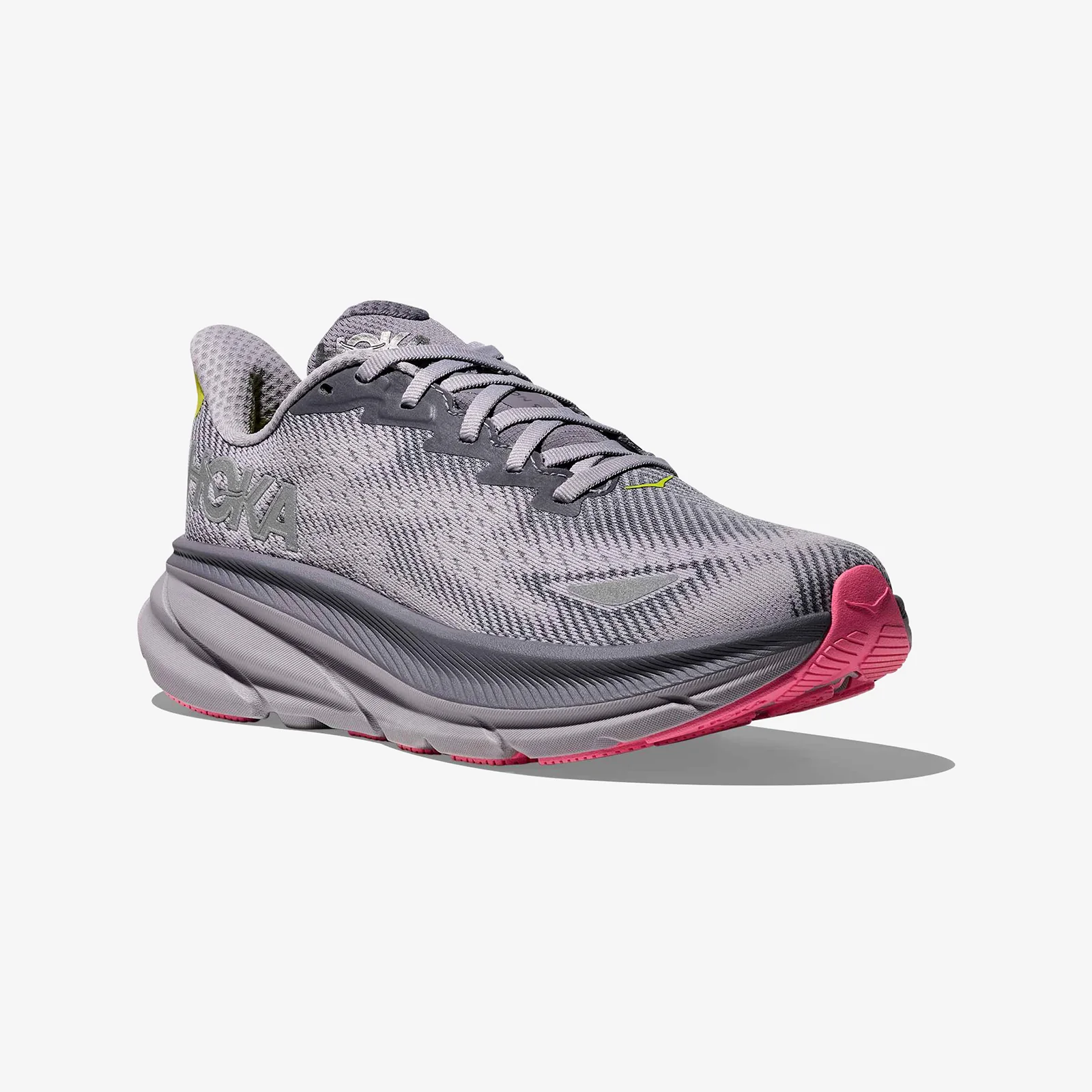 Hoka Women's Clifton 9 GTX "Grey Skies/Foggy Grey" - Image 4