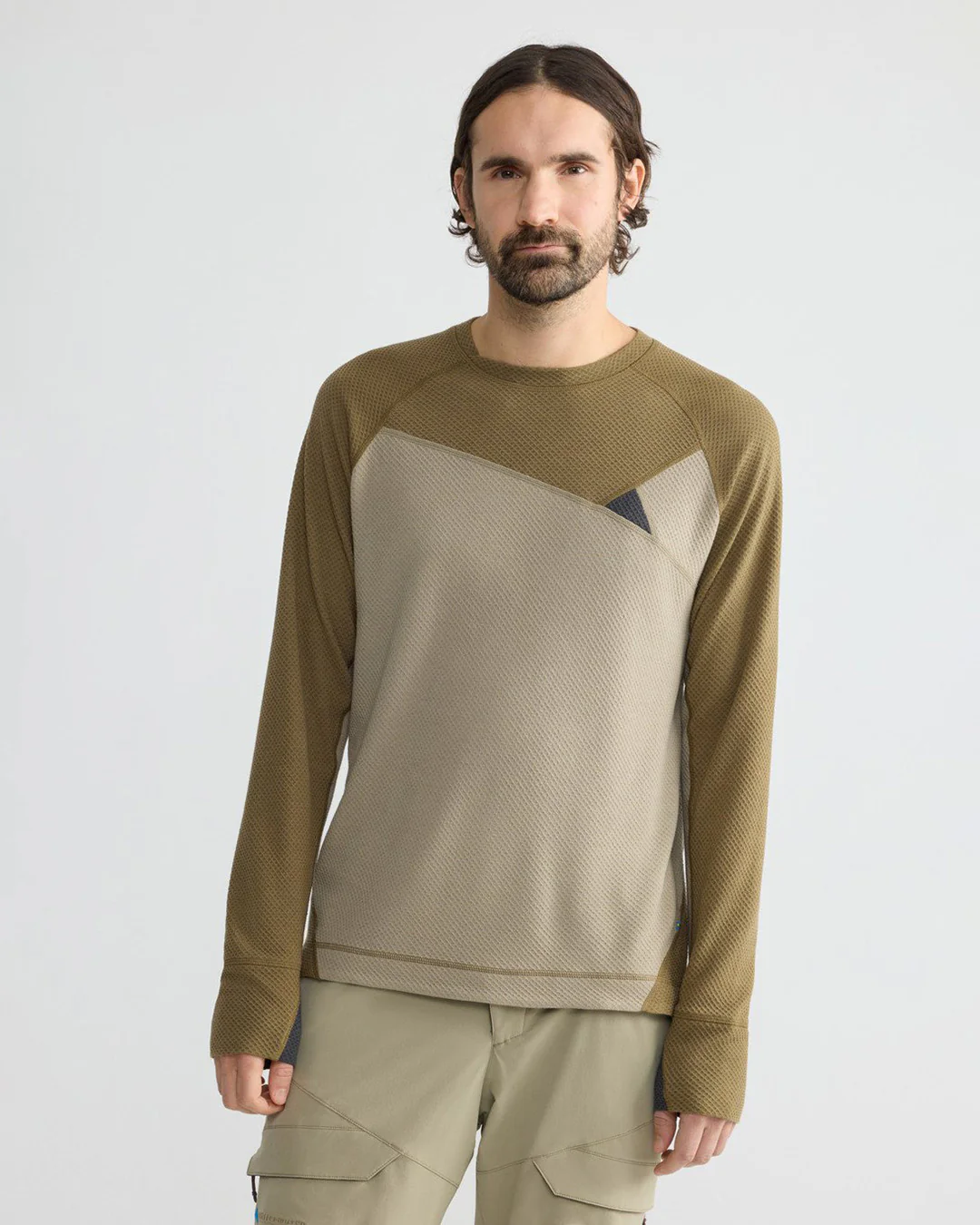 Klattermusen Huge NornaĀ® Crewneck Sweatshirt "Silver Green/Olive" - Image 4
