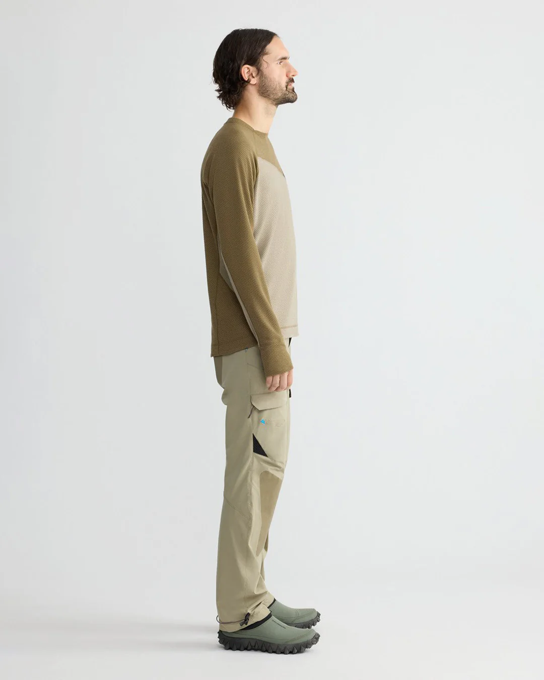 Klattermusen Huge NornaĀ® Crewneck Sweatshirt "Silver Green/Olive" - Image 5