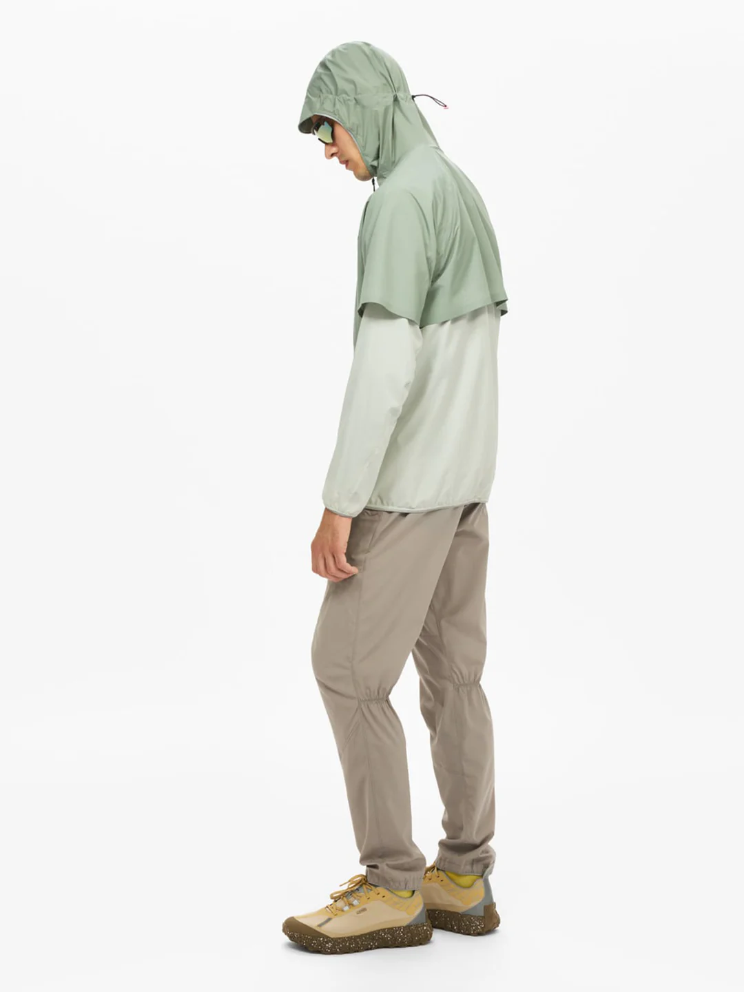 Klattermusen Men's Vidre Hood Jacket "Faded Green" - Image 4
