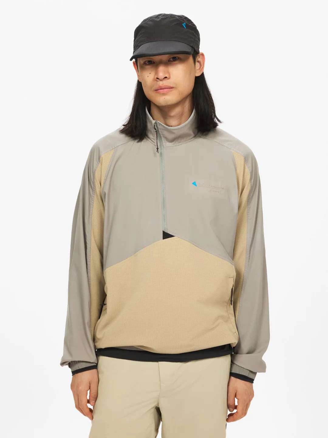 Klattermusen Men's Vingner Anorak "Ridge Grey/Dune" - Image 3