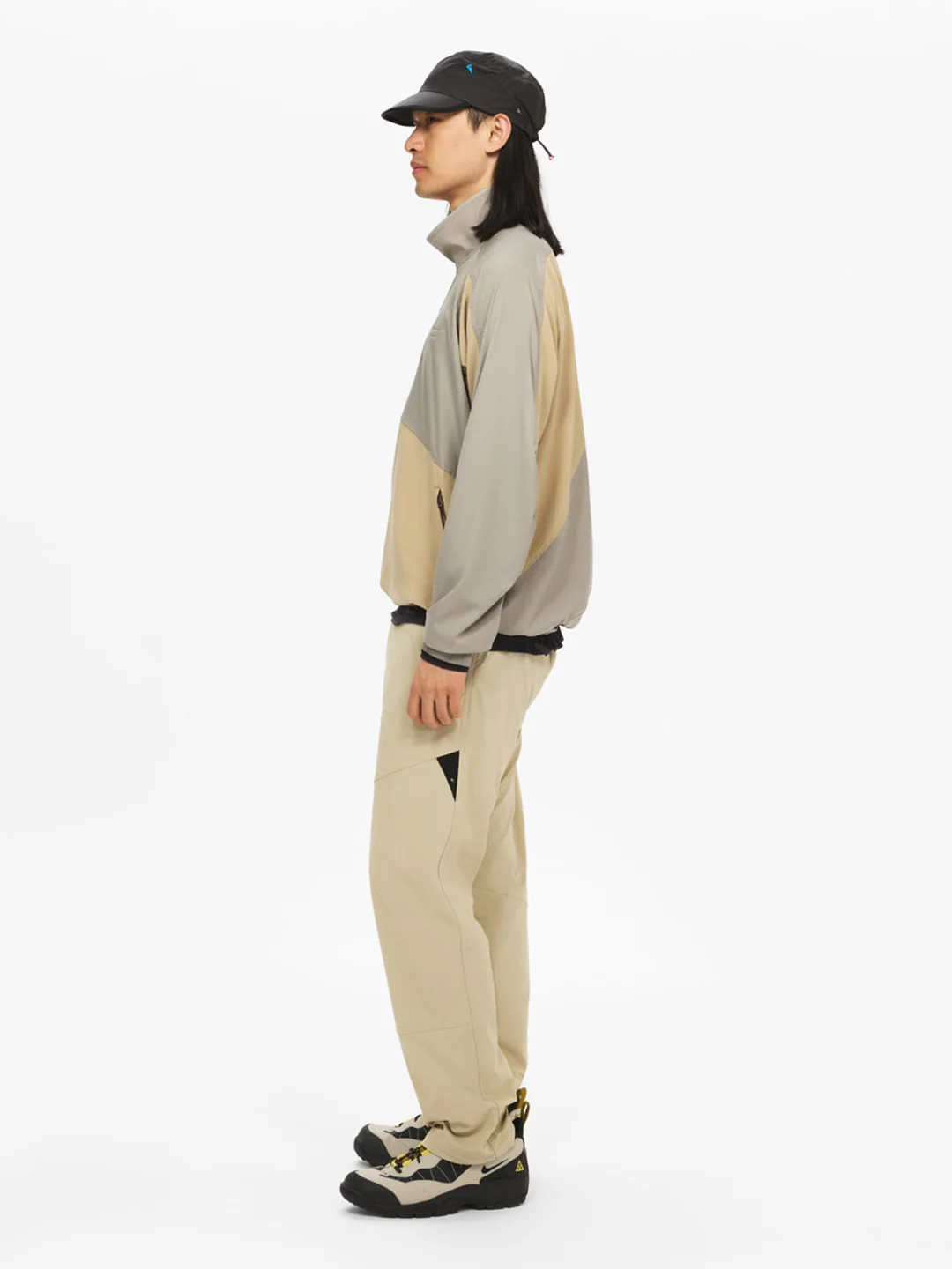 Klattermusen Men's Vingner Anorak "Ridge Grey/Dune" - Image 4