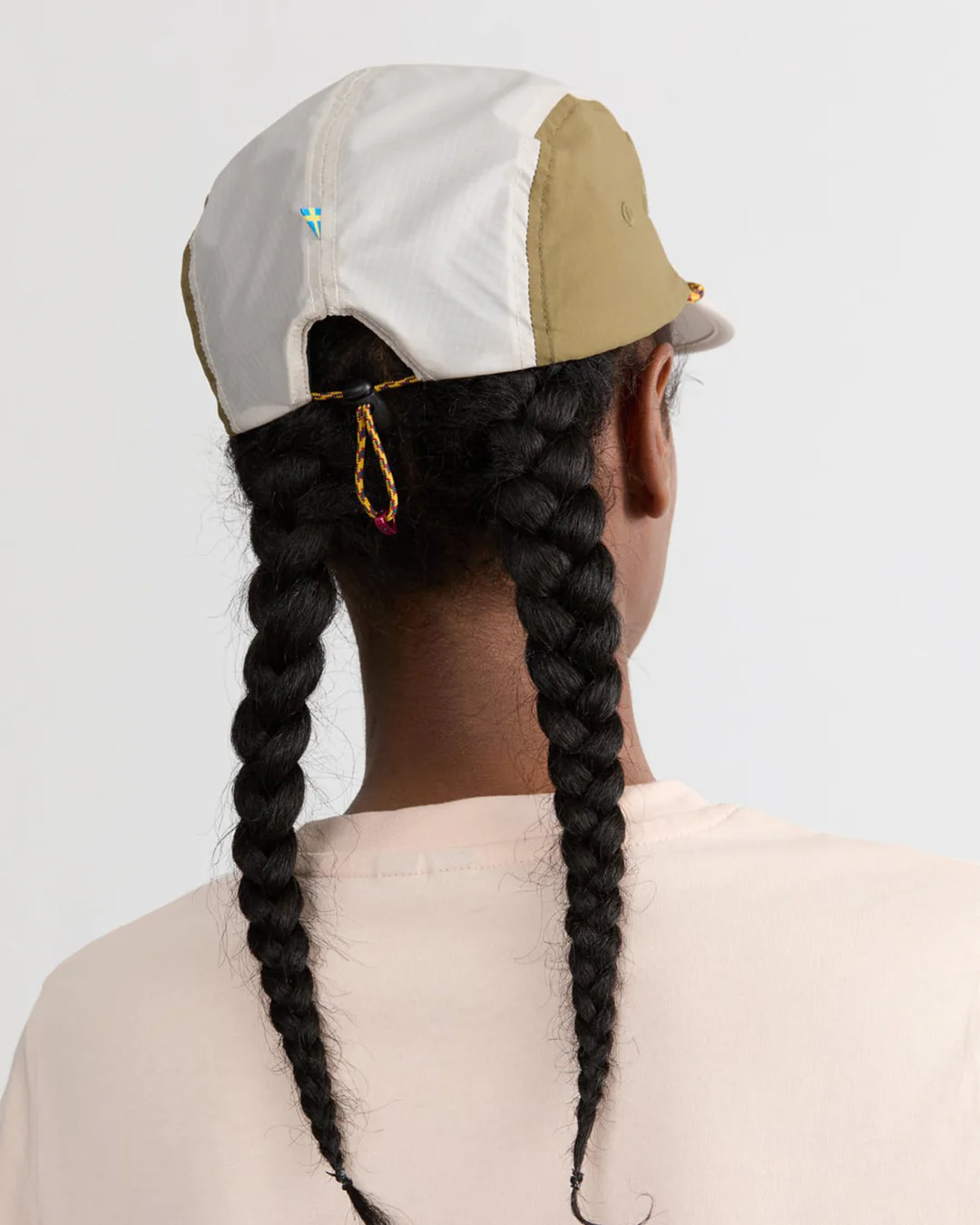 Klattermusen Runa Five Panel Cap "Putty Grey/Olive" - Image 4