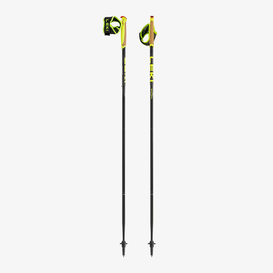 Leki Evotrail FX.One TA Trail Running Poles "Black/Dark Anthracite/Neon Yellow"