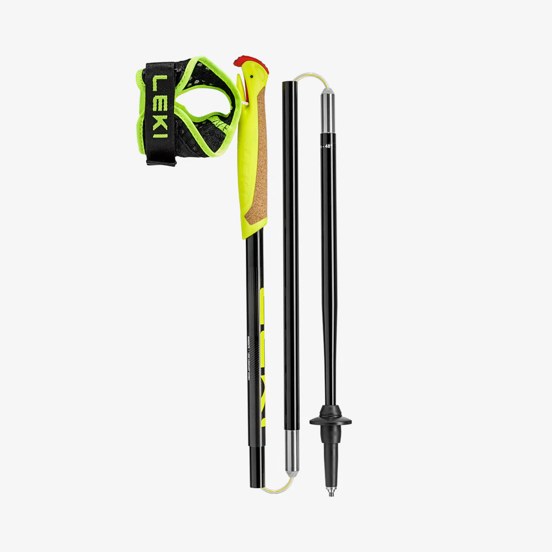 Leki Evotrail FX.One TA Trail Running Poles "Black/Dark Anthracite/Neon Yellow" - Image 2