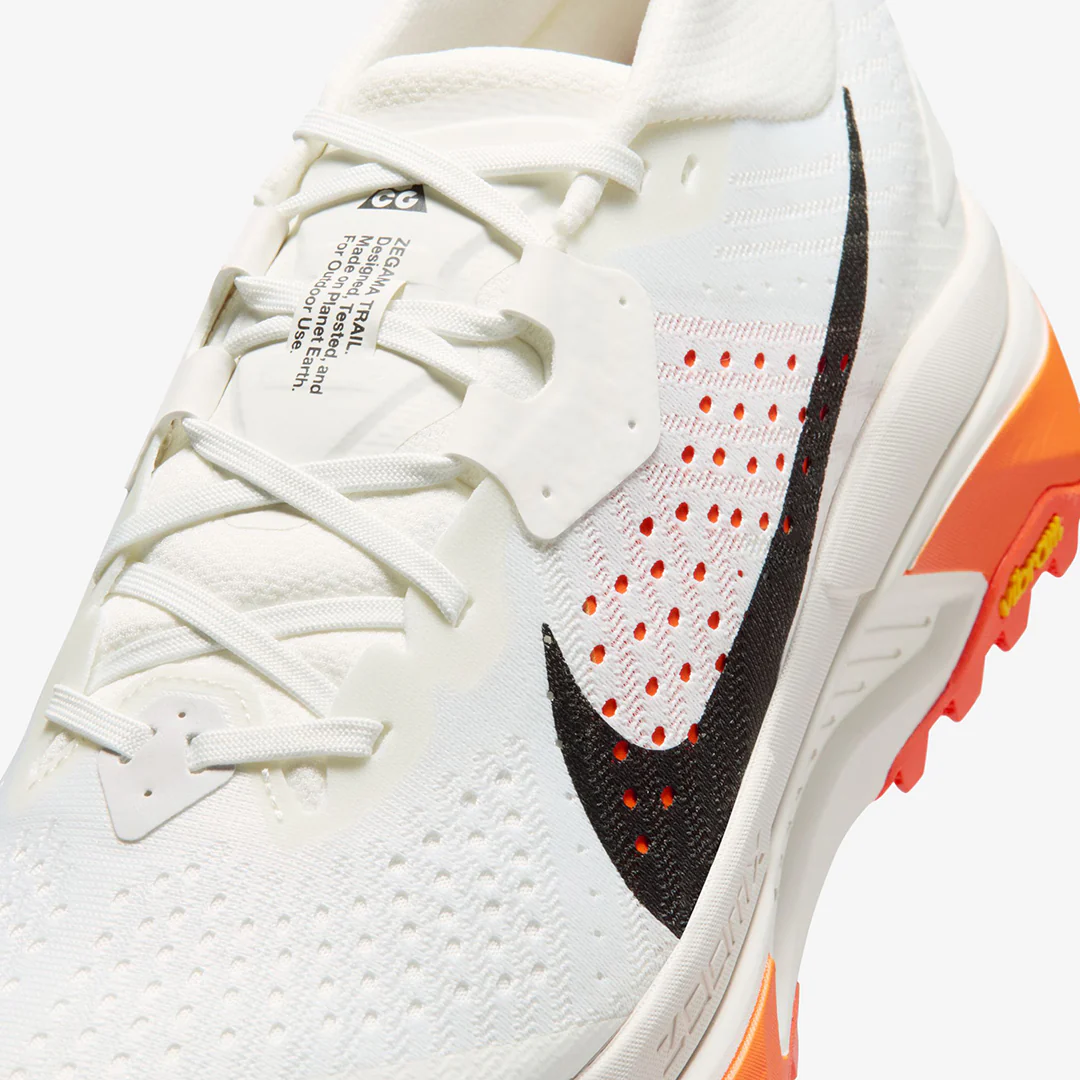 Nike Men's ACG Zegama "Summit White/Safety Orange" - Image 7