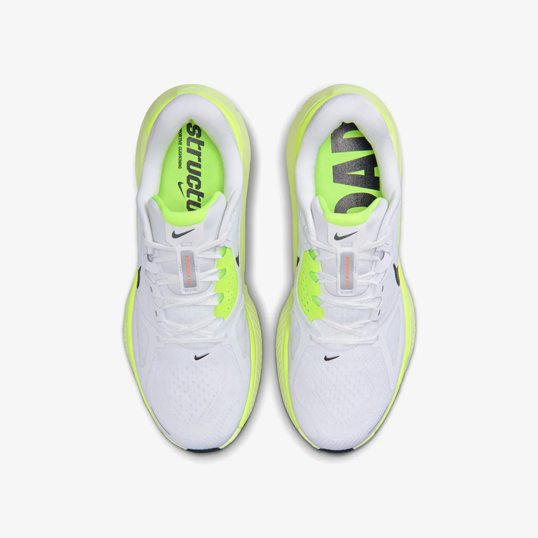 Nike Men's Structure Plus "White/Volt" - Image 3