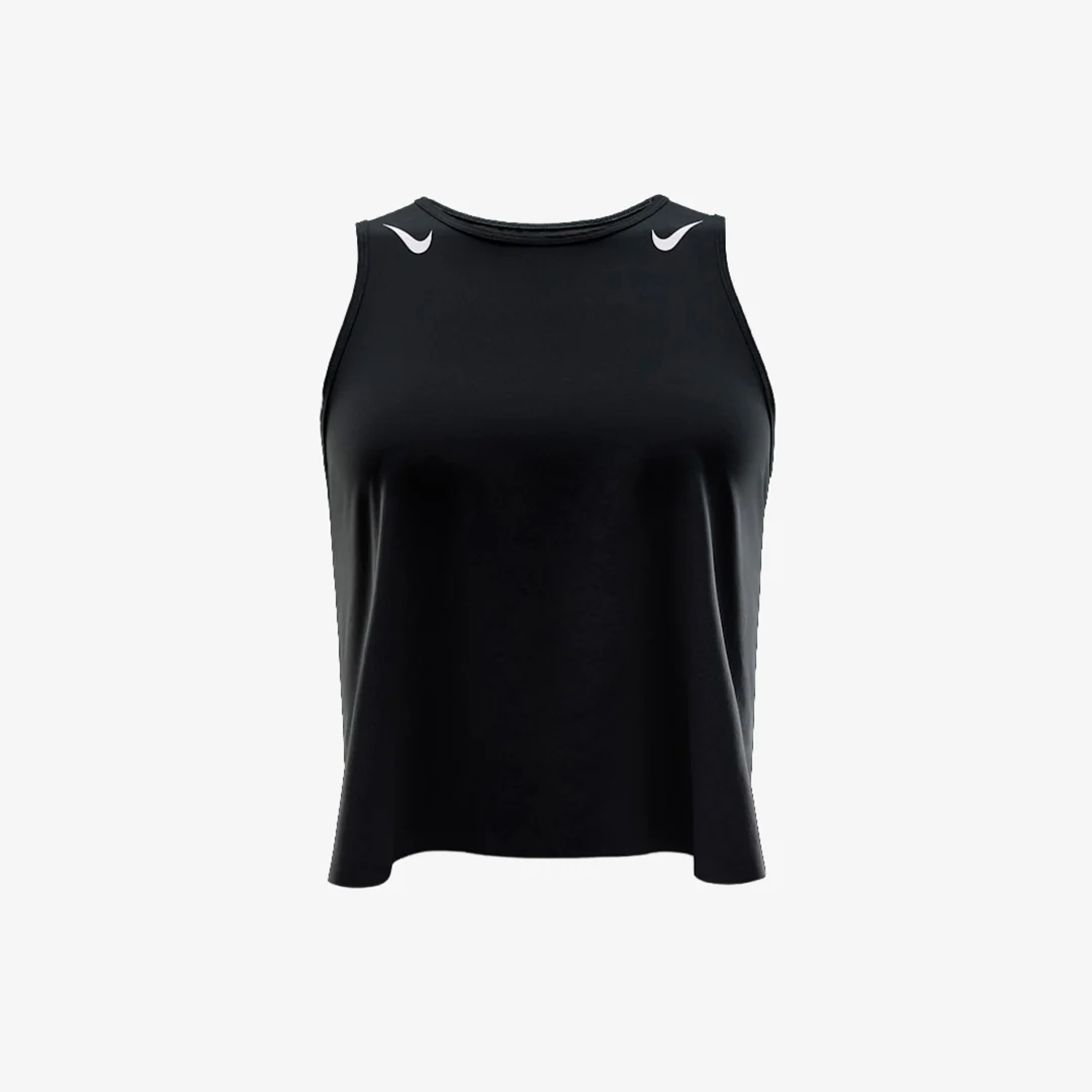Nike Women's NK Aeroswift DFADV Crop Tank Top "Black"