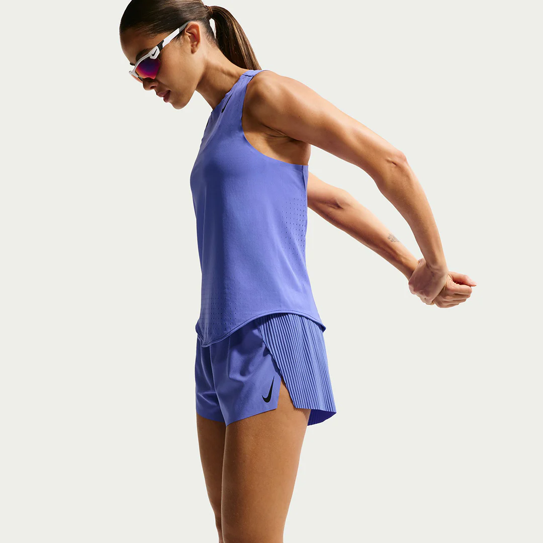Nike Women's NK Aeroswift DFADV MR 3 Inch Shorts "Sapphire" - Image 4