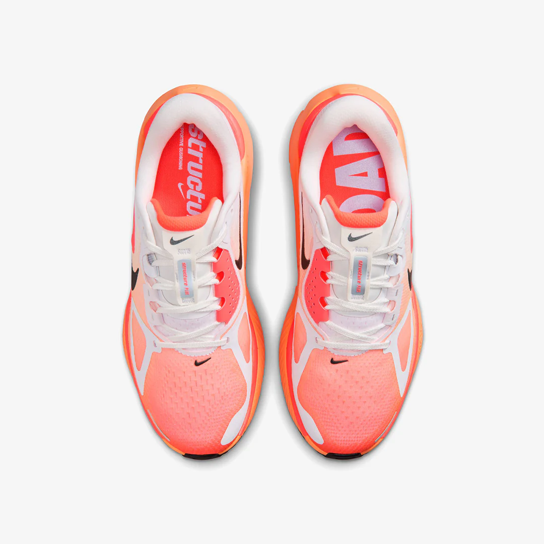 Nike Women's Structure Plus "White/Hot Lava" - Image 3