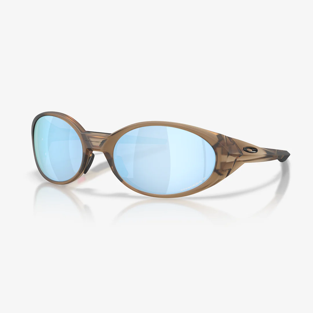 Oakley Eye Jacket Redux Sunglasses "Mt Brown Smoke w/ Prizm Deep Water" - Image 2